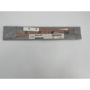 Ikea Kallax Hanging Organizer Leather Gray Fabric 603.450.75 Expedit Insert